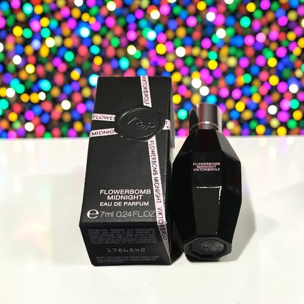 LOT OF 2 VIKTOR & ROLF FLOWERBOMB MIDNIGHT EDP 0.24oz/ 7ml Brand New In Box